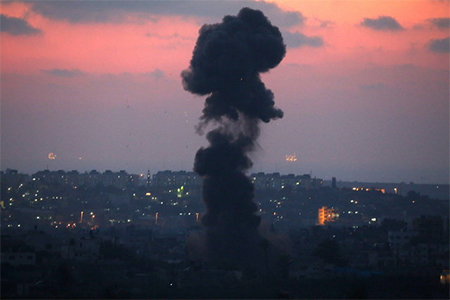 La aviación israelí ataca de nuevo en Gaza